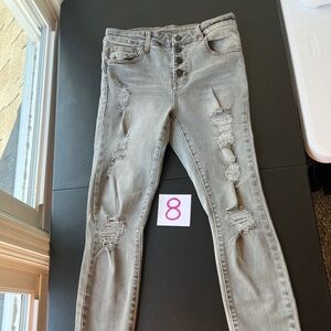 Grace & Lace Distressed Skinny Jeans